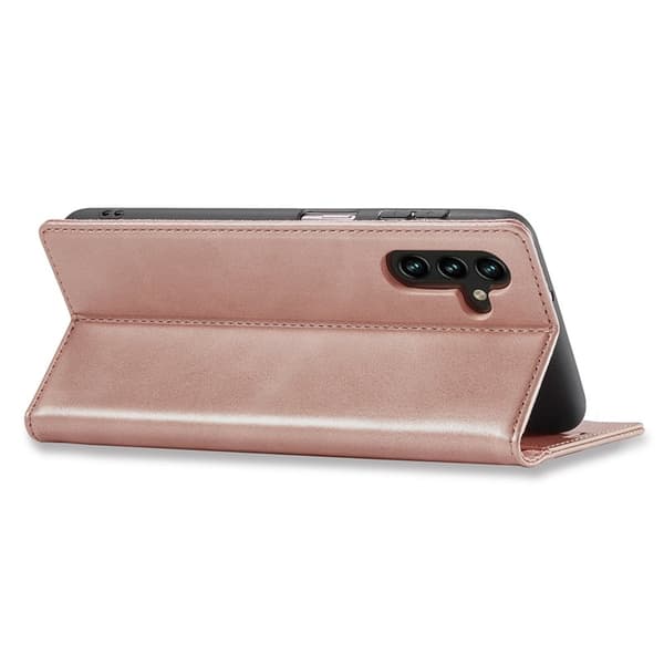 LC.IMEEKE Samsung Galaxy A17 Plånboksfodral Konstläder - Roséguld