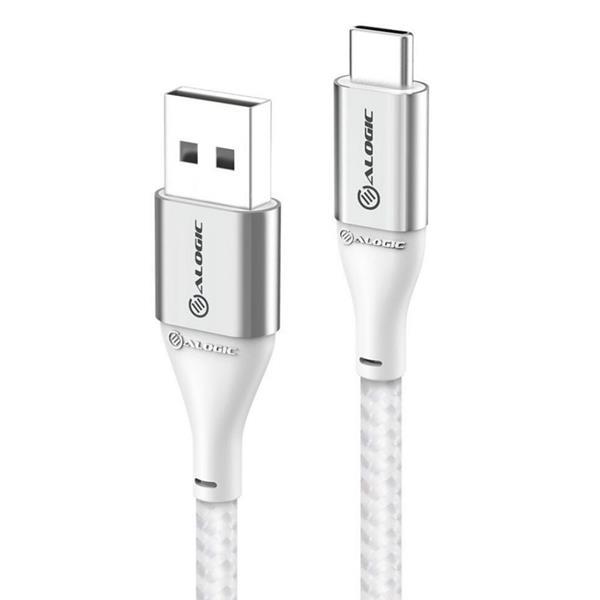 ALOGIC Ultra USB-A till USB-C Kabel 3m- Silver Silver