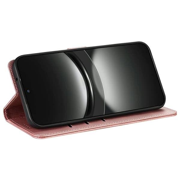 AZNS Samsung Galaxy A56 5G Plånboksfodral Konstläder - Roséguld
