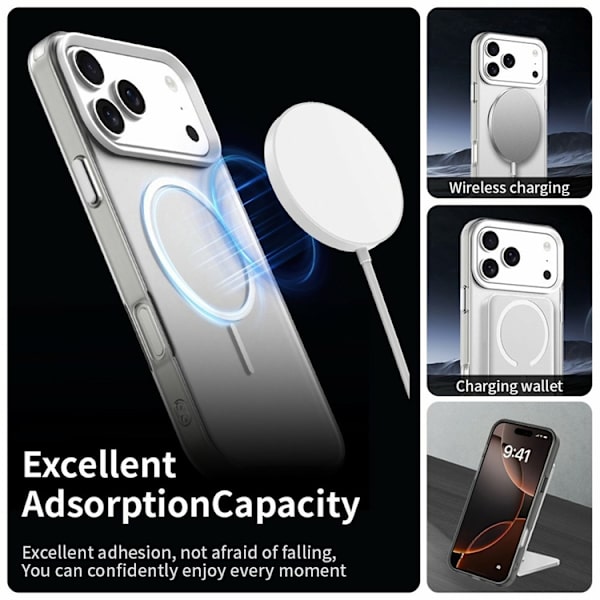 Mobilskal till iPhone 17 Pro MagSafe Candy Color - Vit Vit