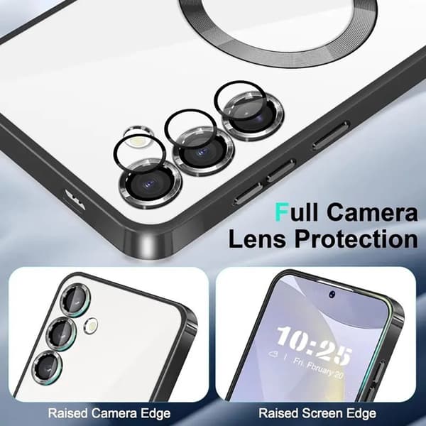 Mobilskal för Samsung Galaxy S26 Plus Magnetiskt TPU + Kamera - Svart
