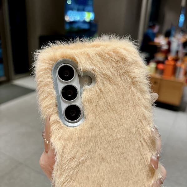 Mobilskal för Samsung Galaxy S26 Plus TPU Fuzzy Fur - Blå