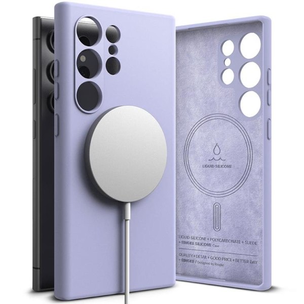 Ringke Galaxy S24 Ultra Mobilskal Magsafe Silikon - Lavender