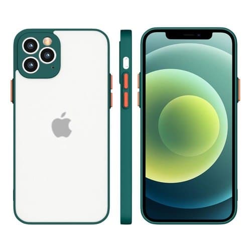 Milky Silicone Flexible Translucent Skal Redmi 10X 4G / Note 9 - Mörk Grön Grön