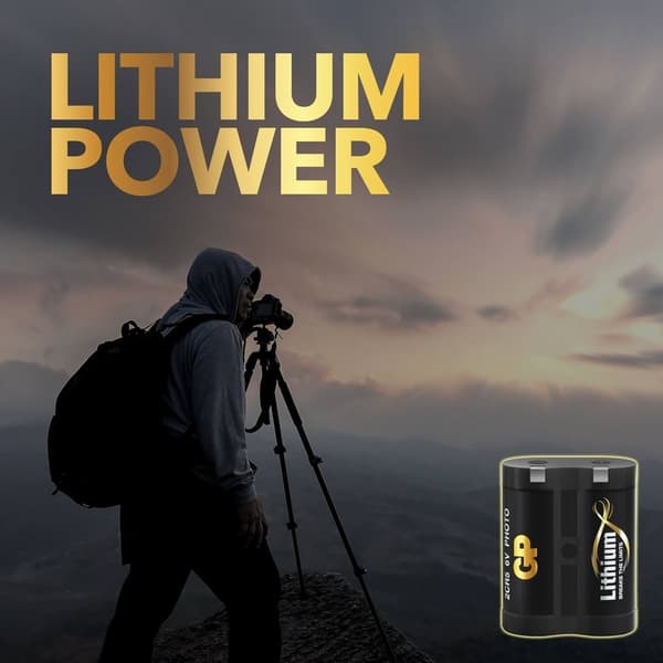 GP Batteri Litium 2CR5/DL245 1-Pack