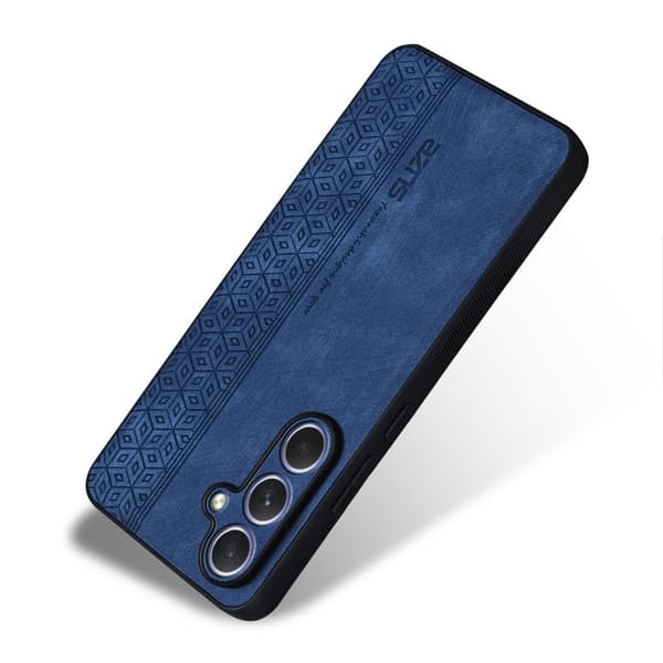 AZNS Samsung Galaxy S26 Plus Skal PU Läder Skydd - Blå