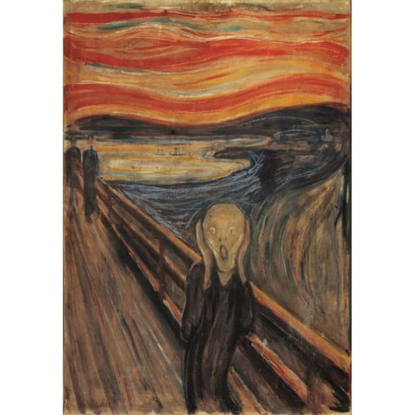 CLEMENTONI Pussel 1000 Pcs CB Museum Munch "The Scream"