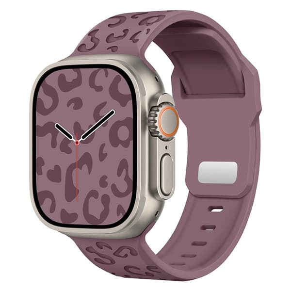 Apple Watch (38/40/41mm) Armband Leopard Texture - Lila Lila