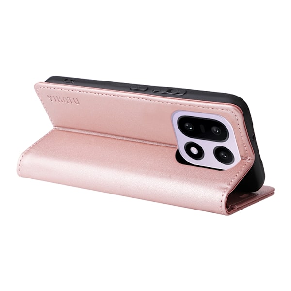 YIKATU OnePlus 15 Plånboksfodral Closure Konstläder Roséguld
