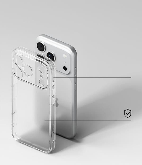 Ringke Mobilskal För iPhone 18 Pro/17 Pro Fusion - Matt Clear Transparent