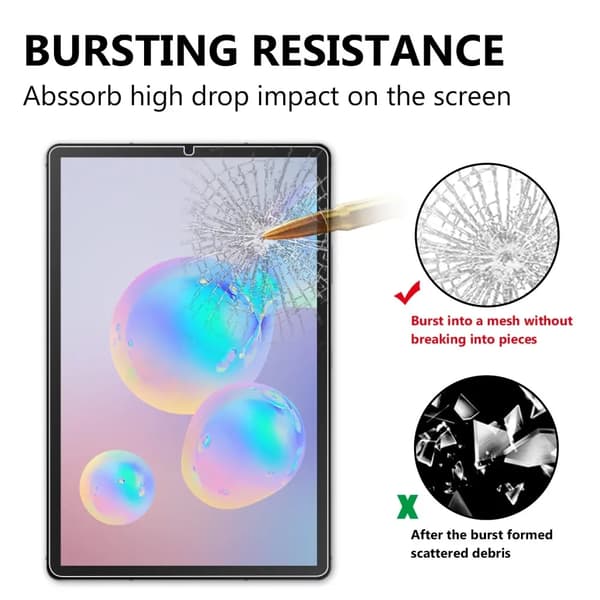 Galaxy Tab S6 Lite 10.4 Härdat Glas Skärmskydd Transparent
