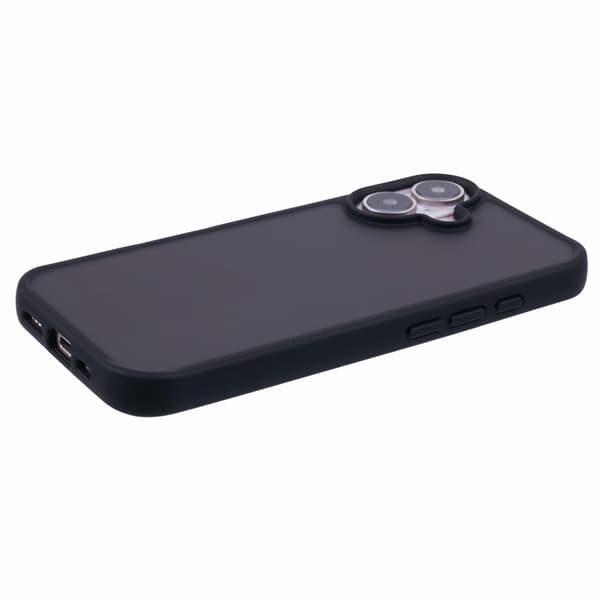 X-LEVEL Mobilskal till iPhone 16 Akryl TPU Gummi Skydd - Svart