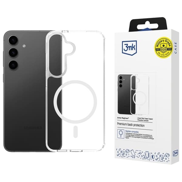 3MK Mobilskal till Galaxy A16 MagSafe Armor - Transparent Vit