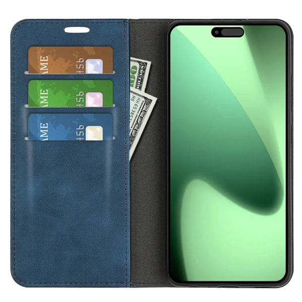 iPhone 17 Pro Max Plånboksfodral Skin Touch - Rosa Rosa