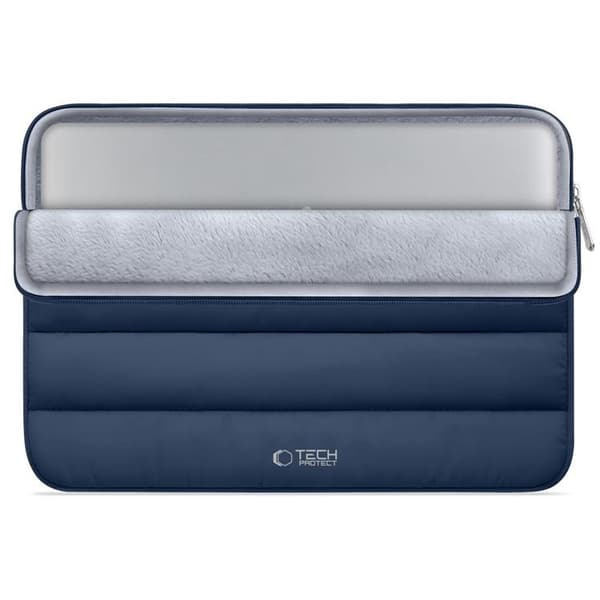 Tech-Protect Computertaske 15"-16" Fluffy - Navy Blå