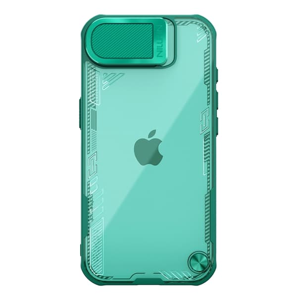 Nillkin Mobilskal till iPhone 16e Iceblade Prop med lins - Grön Grön