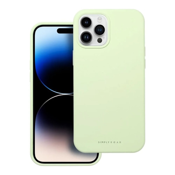 Roar iPhone 12 Pro Max Mobilskal Roar Cloud Skin - Ljusgrön