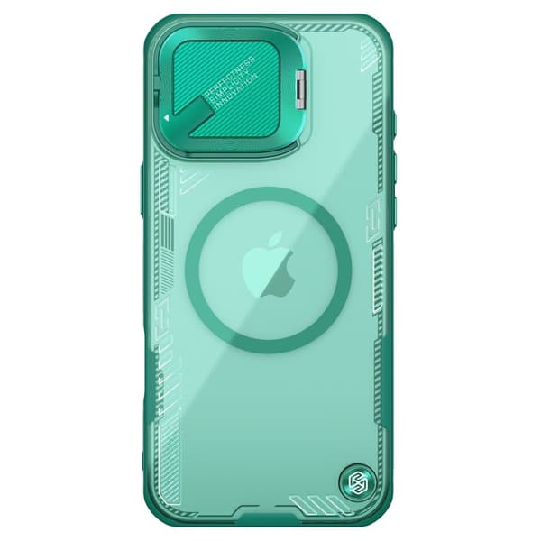 NILLKIN Iceblade CamProp Mobilskal till iPhone 16 Pro MagSafe Grön