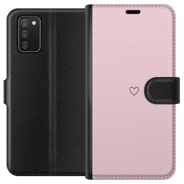 Plånboksfodral till Samsung Galaxy A02s med Litet Hjärta