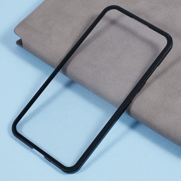 Mobilskal för Samsung Galaxy S26 Plus Dubbel-Sidigt Härdat Glas - Svart