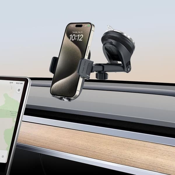 Tech-Protect Mobiltelefonholder Dashboard Universal V7 - Sort Svart