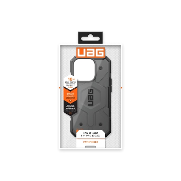 UAG iPhone 15 Pro Mobilskal Magsafe Pathfinder - Silver