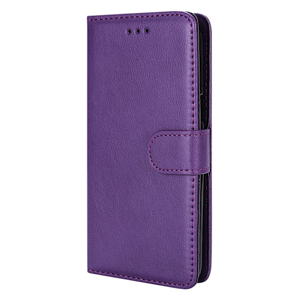 Plånboksfodral för Samsung Galaxy S26 Plus Magnetiskt Konstläder - Lila