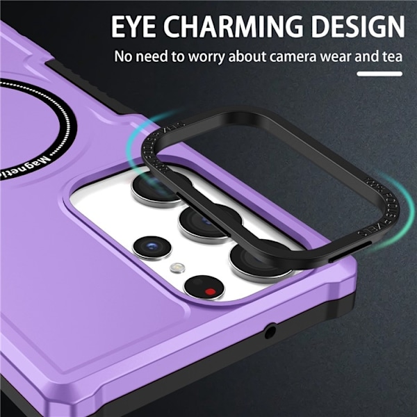 Galaxy S23 Ultra Skal Magsafe Anti Drop - Lila