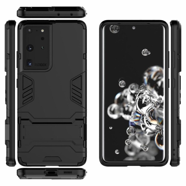 Hybrid Armor -suojakuori Samsung Galaxy S21 Ultra - Musta Black