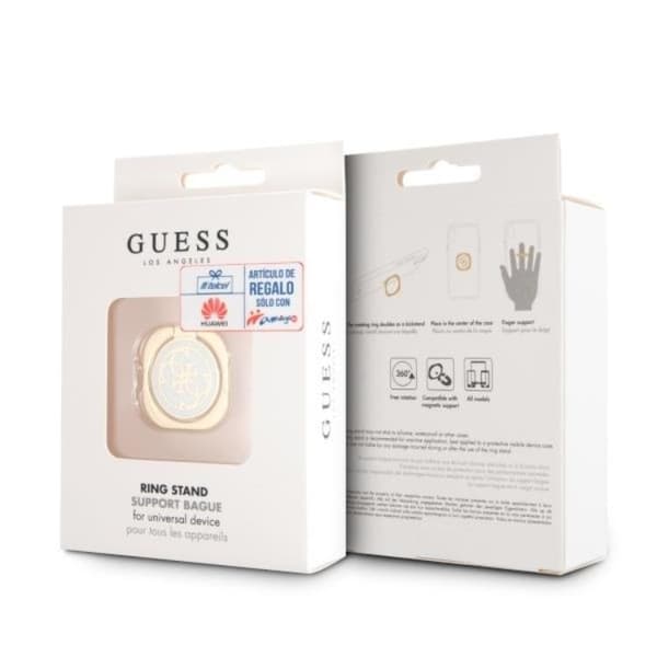 Guess 4G Ringholder - Guld/Hvid Vit