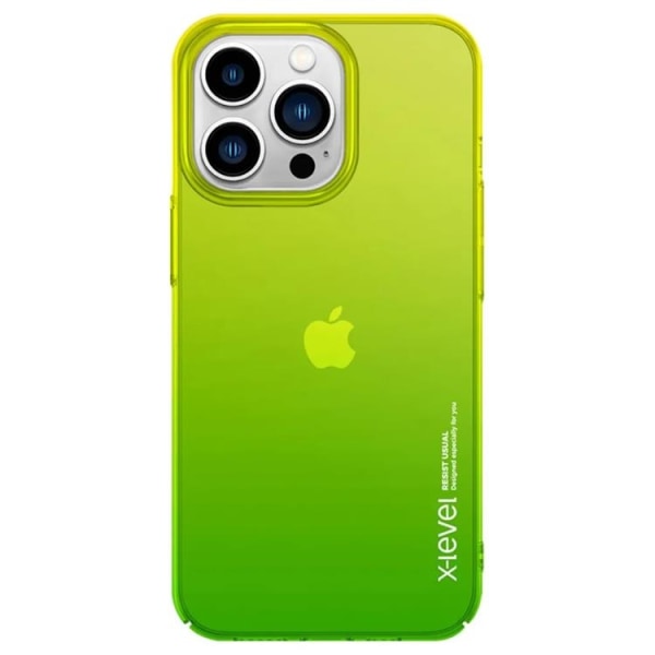 X-Level iPhone 15 Pro Max -matkapuhelimen suojakuori - vihreä