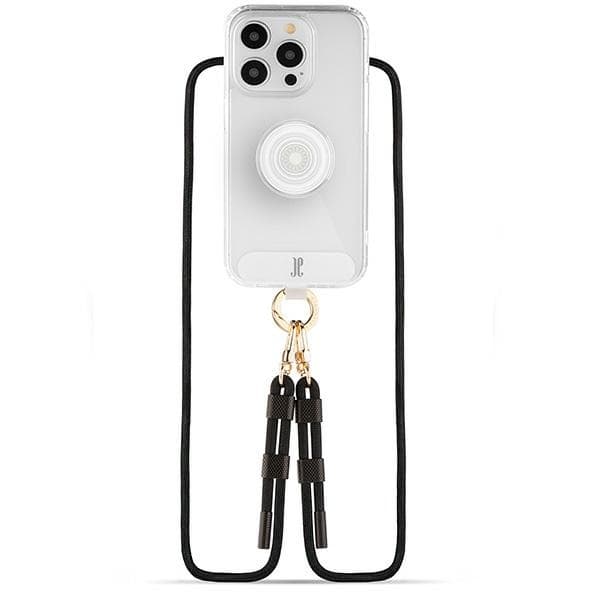 Just Elegance iPhone 15 Pro Skal 3in1 PopGrip Transparent