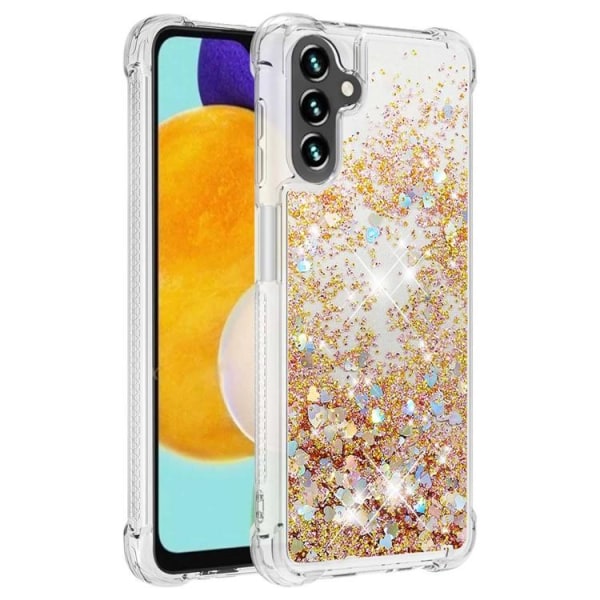 Galaxy A54 5G Mobilcover YB Quicksand Glitter TPU - Guld