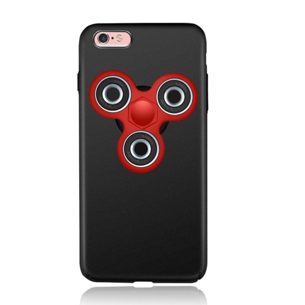 EDC Tri Fidget Spinner Skal till iPhone 6 (S) - Svart Svart