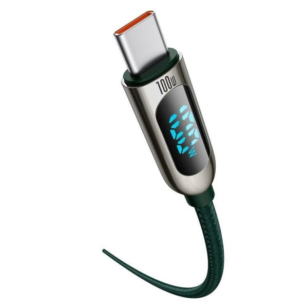 Baseus USB-C till USB-C-kabel 100 W 1 m - Vit