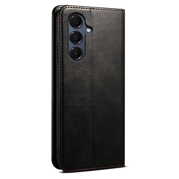 Plånboksfodral för Samsung Galaxy S26 Plus Konstläder Ställ - Svart