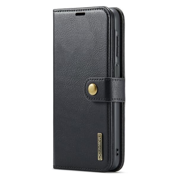 DG.MING Samsung Galaxy A26 5G Plånboksfodral Äkta läder Svart