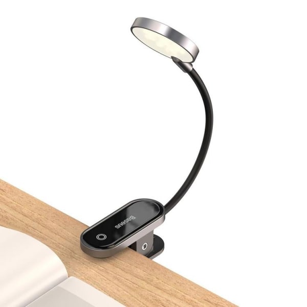 Baseus Mini LED Lampa Med Clip - Grå