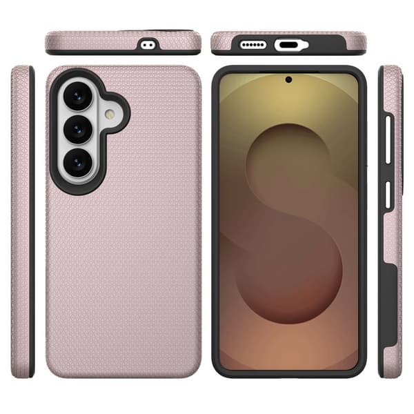 Mobilskal för Samsung Galaxy S26 Plus Magnetiskt Shockproof TPU + PC - Roséguld