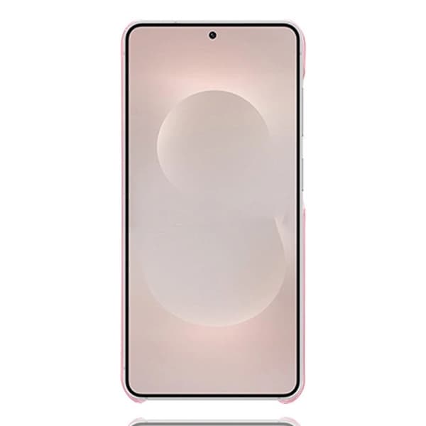 Mobilskal till Samsung Galaxy S26 Edge PU Läder + Hård PC - Roséguld