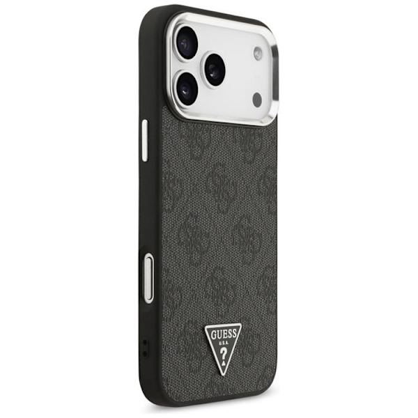 Guess Mobilskal till iPhone 17 Pro Max MagSafe 4G Triangle Logo - Silver Silver