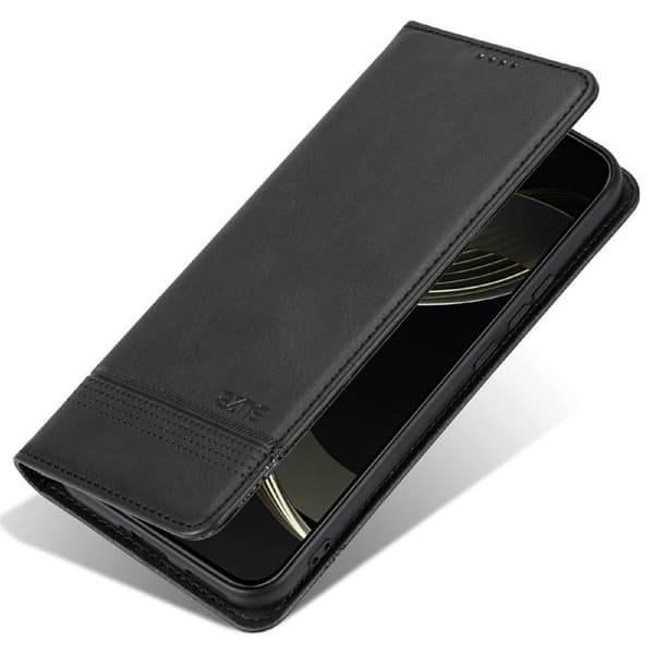 AZNS Samsung Galaxy A56 5G Plånboksfodral Konstläder - Svart