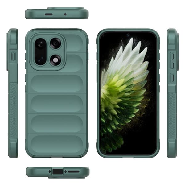 Mobilskal till OnePlus 15 5G Anti-Drop Soft TPU Rugged - Grön Grön