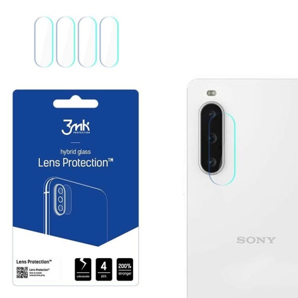 3MK Sony Xperia 10 V Kameralinsskydd i Härdat Glas Protection