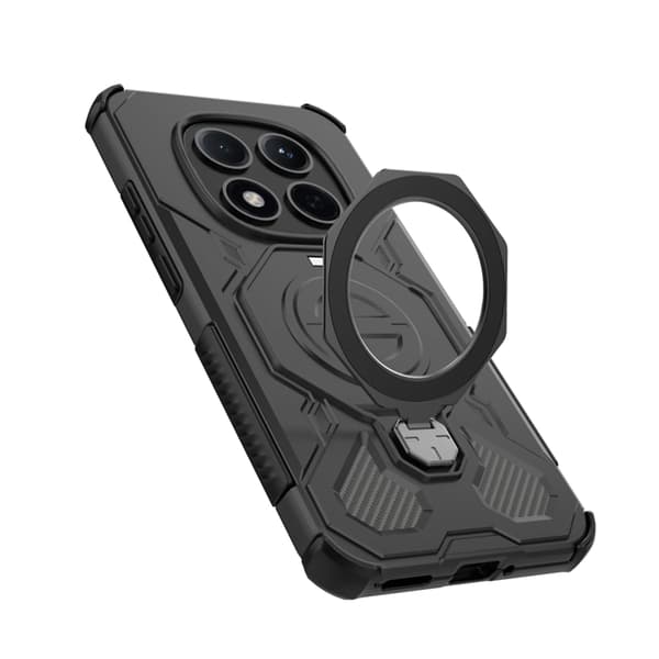 Tech-Protect telefontaske til Xiaomi Poco M8 Pro MagSafe Tacticstand - Sort Svart