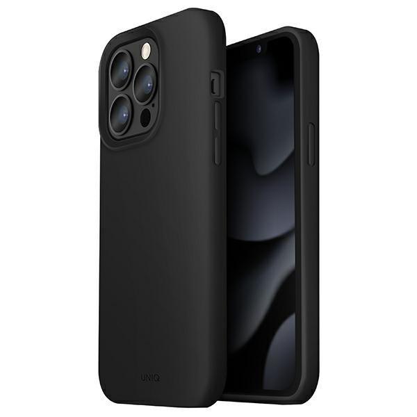 UNIQ Lino Hue Cover iPhone 13 Pro Max - Blæk sort Black