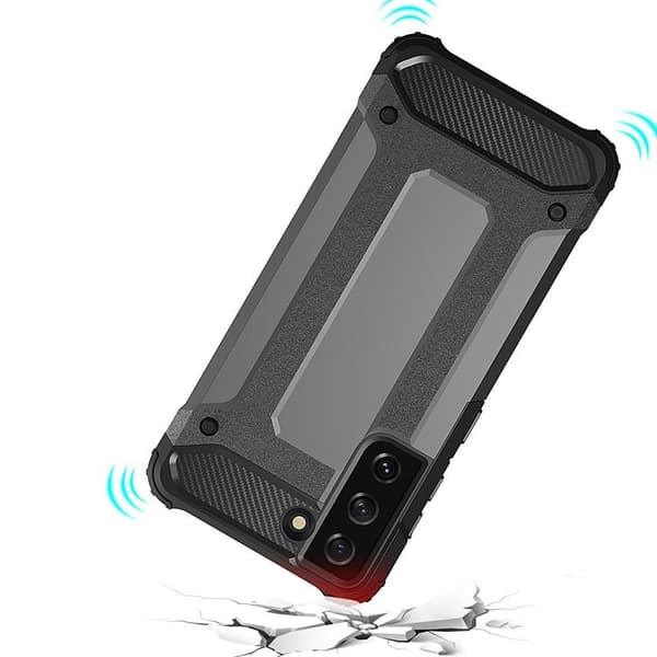 Galaxy S23 Plus -kuori Hybrid Armored - Musta Black
