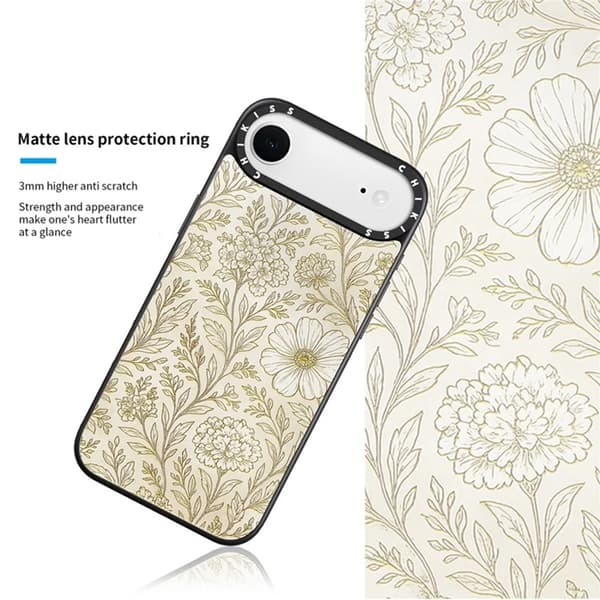 Mobilskal till iPhone 17 Air MagSafe Aluminium Silikon Beige