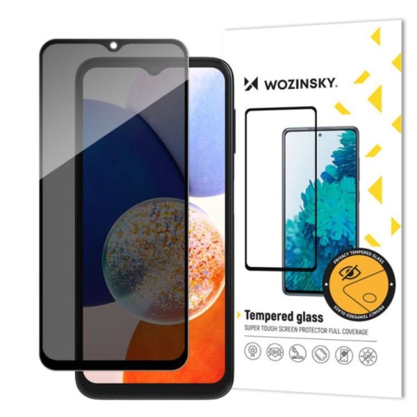 Wozinsky Galaxy A23 Skærmbeskytter af hærdet glas Anti Spy Privacy