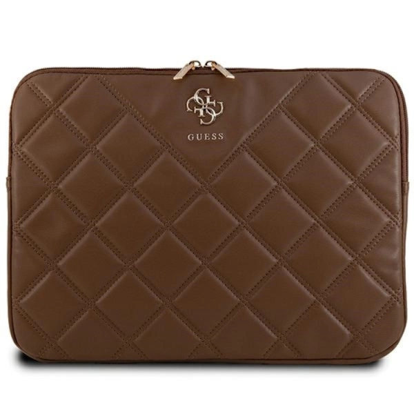 Guess Datorfodral 14" Quilted 4G - Brun Brun